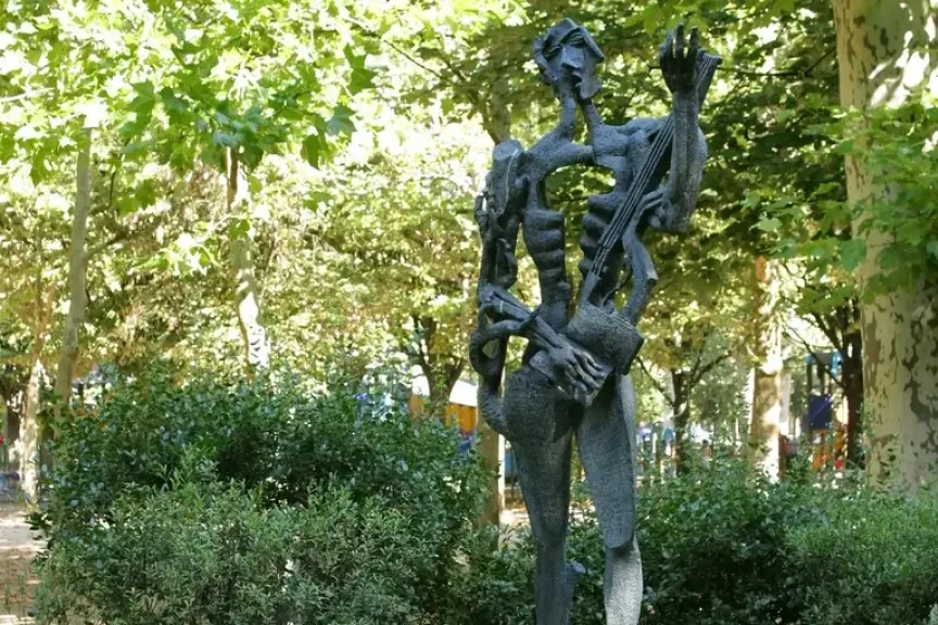 Le Poète ou Hommage à Paul Éluard par Ossip Zadkine